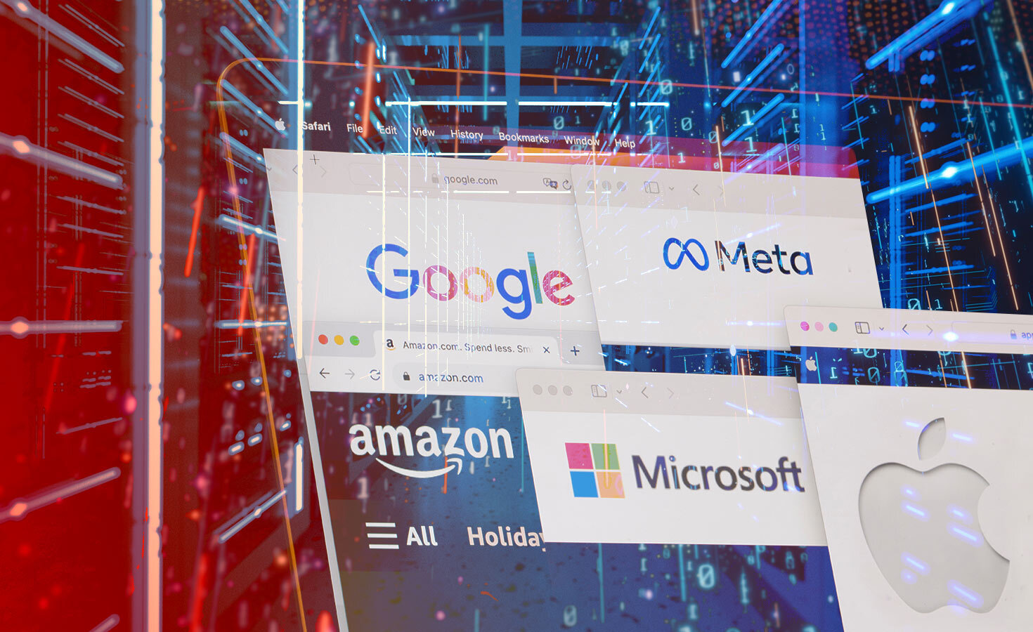 report:-climate-goals-at-amazon,-apple,-google,-meta-and-microsoft-have-‘lost-their-meaning’